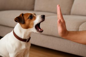 jack russel blaffen afleren